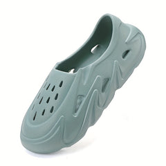 Men's Lightweight Comfy Clogs Hollow Out Non Slip Garden Shoes