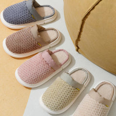 Men's Warm Fleece Slippers Home Shoes