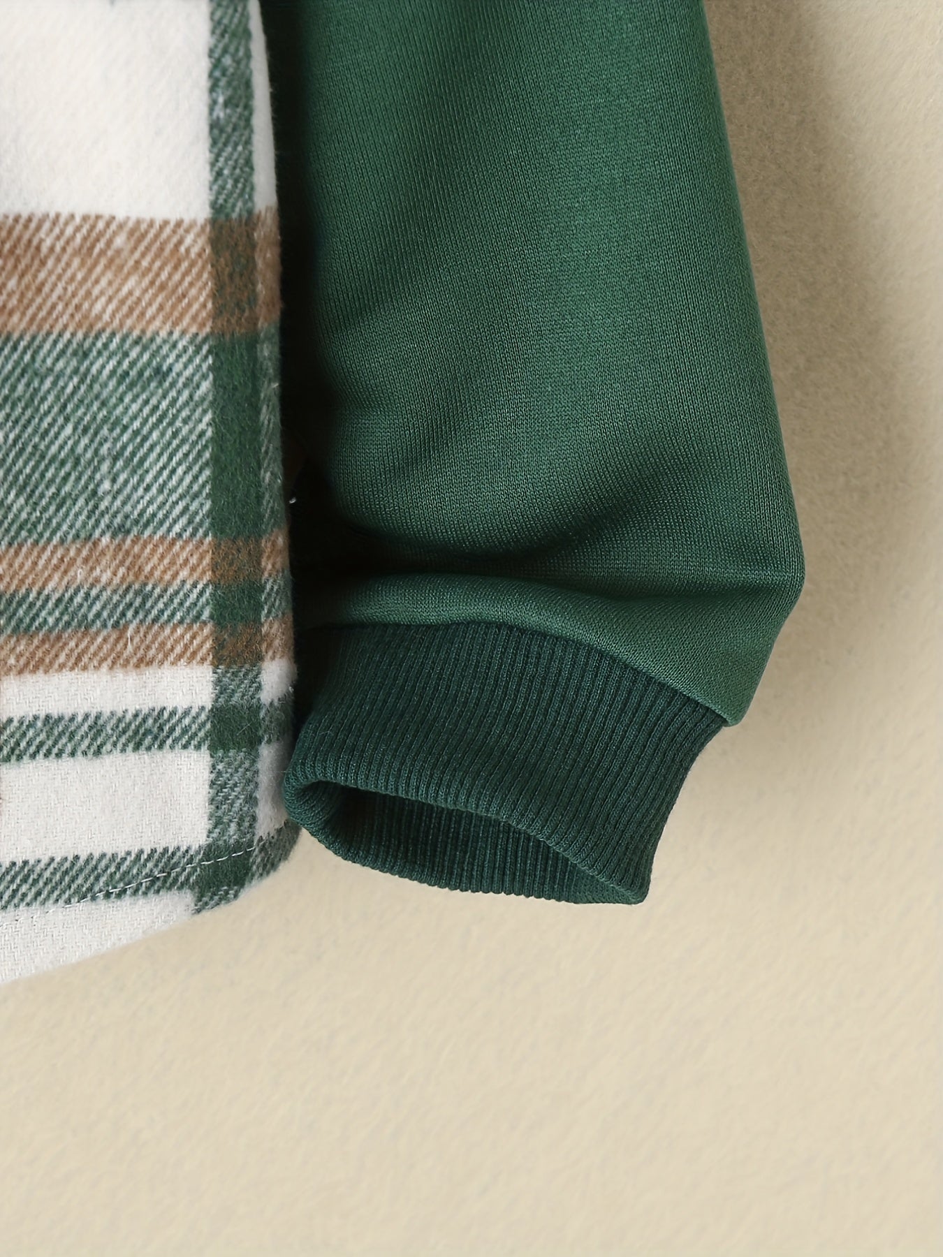 Boys Plaid Shirt Long Sleeve Button Down Hooded Top