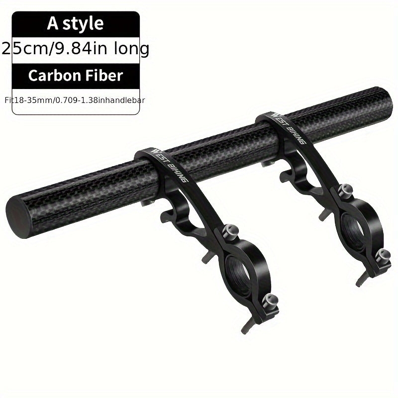 Bike Handlebar Extension Bracket Headlight Mounting Rod Bike Extension Rack