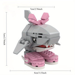 Shark Building Block Doll for Girls