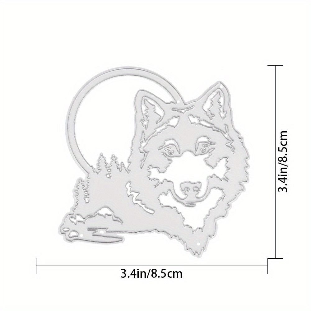 Metal Wolf Cutting Dies for Card Making Scrapbook DIY Stamping Embossing Tool