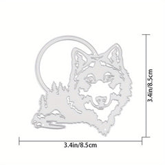 Metal Wolf Cutting Dies for Card Making Scrapbook DIY Stamping Embossing Tool