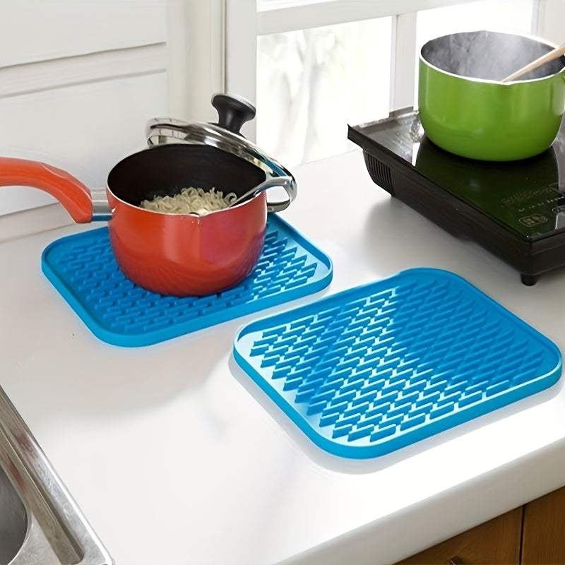 Non Slip Silicone Mat Heat Resistant Coaster Placemat Pot Mat Table Mat