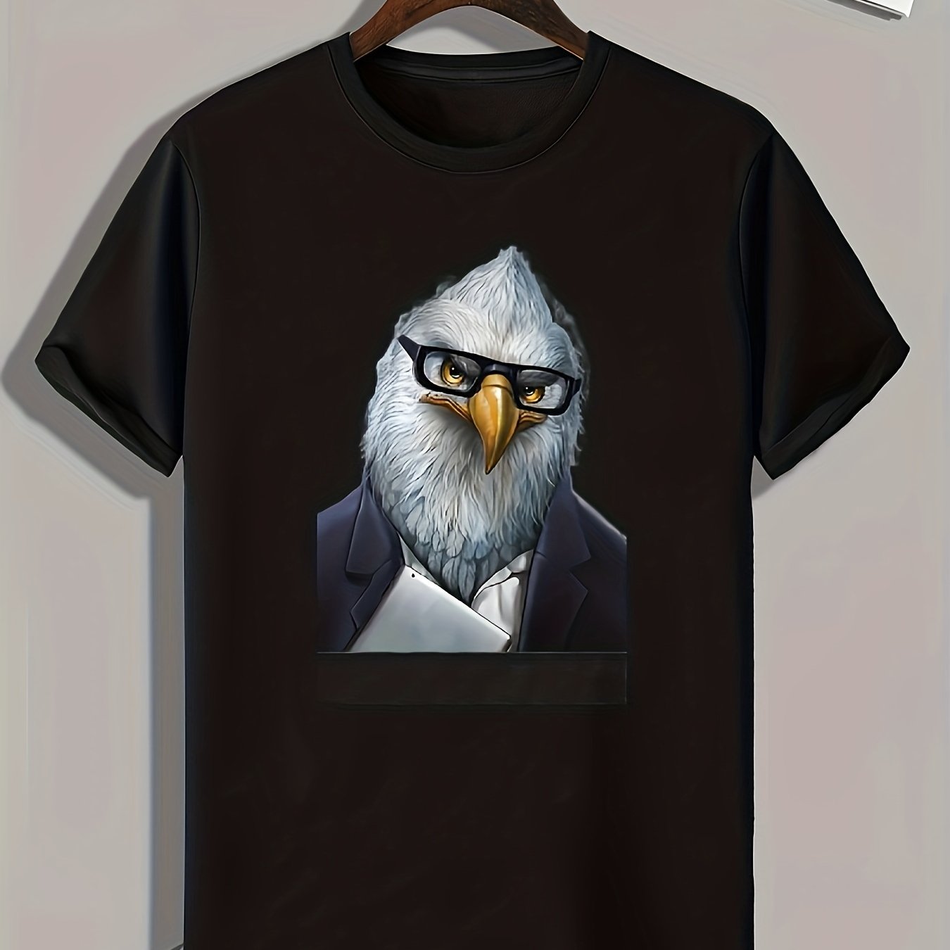Eagle Print Men's Graphic T shirt Casual Comfy Tees for Summer