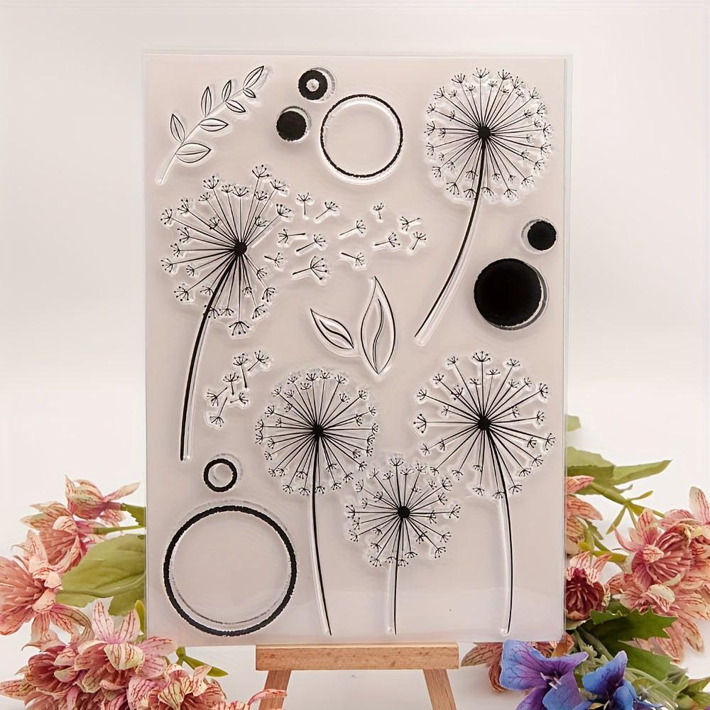Plant Flower Series Stamps Scrapbook Paper Decoration Rubber Stamp