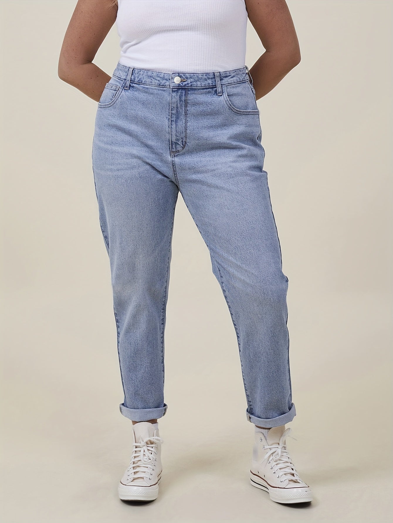 High Rise Stretch Skinny Jeans