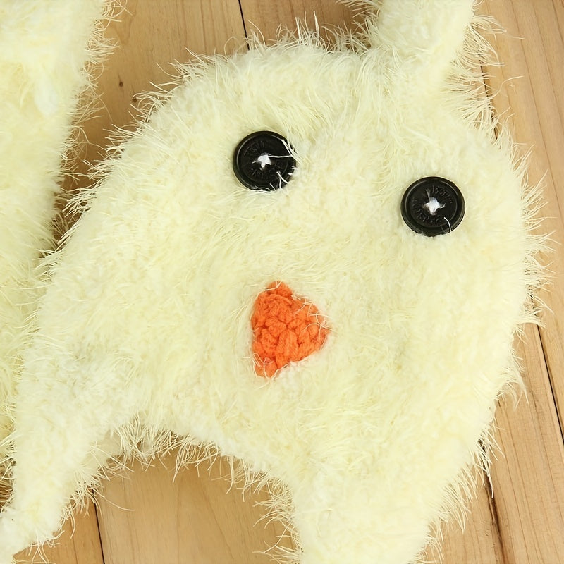Newborn Chick Costume Crochet Romper Hat Photo Prop Outfit