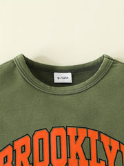 2pcs Baby Boys Casual BROOKLYN Tee & Shorts Set