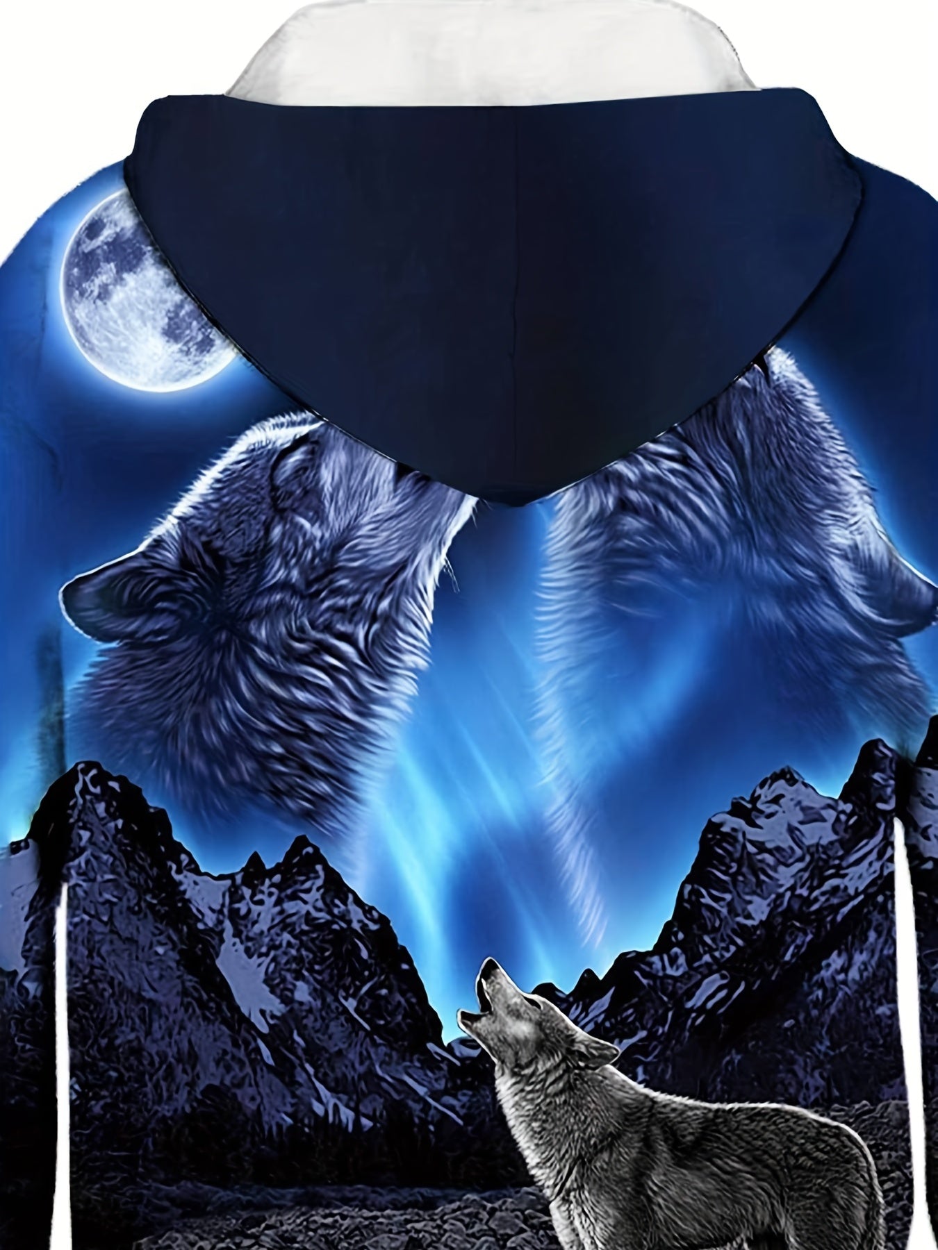 Fashionable Wolf 3D Print Boys Sweatshirt Hoodie For Spring Fall