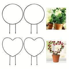 3pcs Plant Climbing Frame Green Plant Support Rack Potted Flower Frame