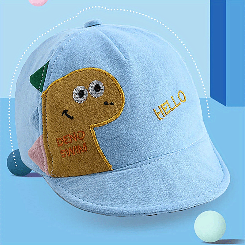 Cartoon Dinosaur Baby Baseball Cap Adjustable Sun Visor Hat