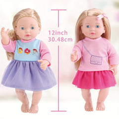 Belinda 30 Dolls with Combs Sweet and Realistic Girl Dolls in Pink Outfits