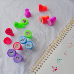 Halloween Christmas Stamps - 12 Patterns Creative Cartoon Student Reward Caps