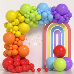 Rainbow Balloon Garland Kit - Colorful Balloons for Party, Birthday