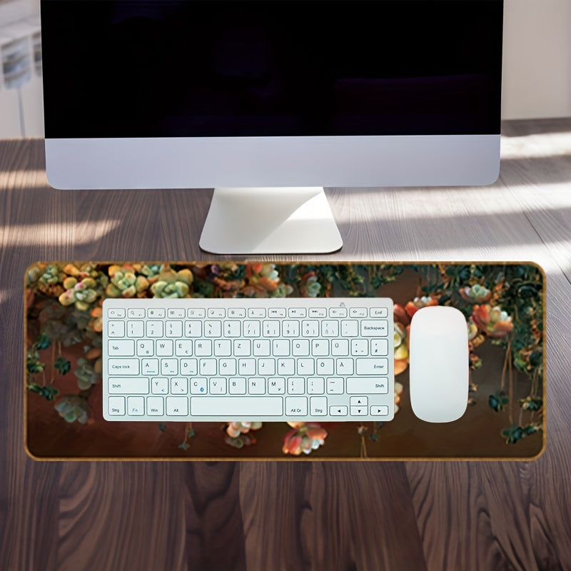 Fleshy Flower Mousepad Anti-skid Rubber Base Keyboard Mousepad