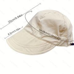 Foldable Sun Hat Wide Brim UV Protection Visor Hat Soft Bucket Hats
