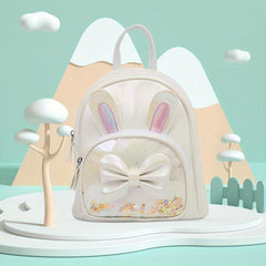 Kids Bow Decor Rabbit Ear Backpack