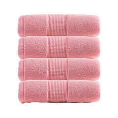 4pcs Cotton Hand Towel Set Ultra Soft & Absorbent 33x72.9cm