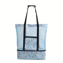 Mesh Beach Bag Large Outdoor Picnic Storage Bag