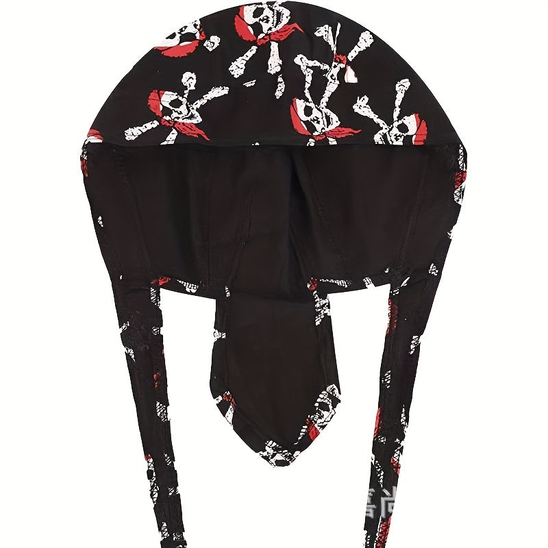 Unisex Breathable Head Wrap Pirate Hat for Outdoor Riding