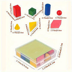 Geometric Building Blocks Teaching Aids Toys Set