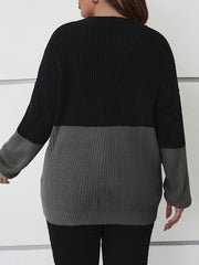 Colorblock Round Neck Jumper