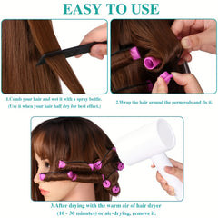 Perm Rods Set Cold Wave Rods for Hair Curling