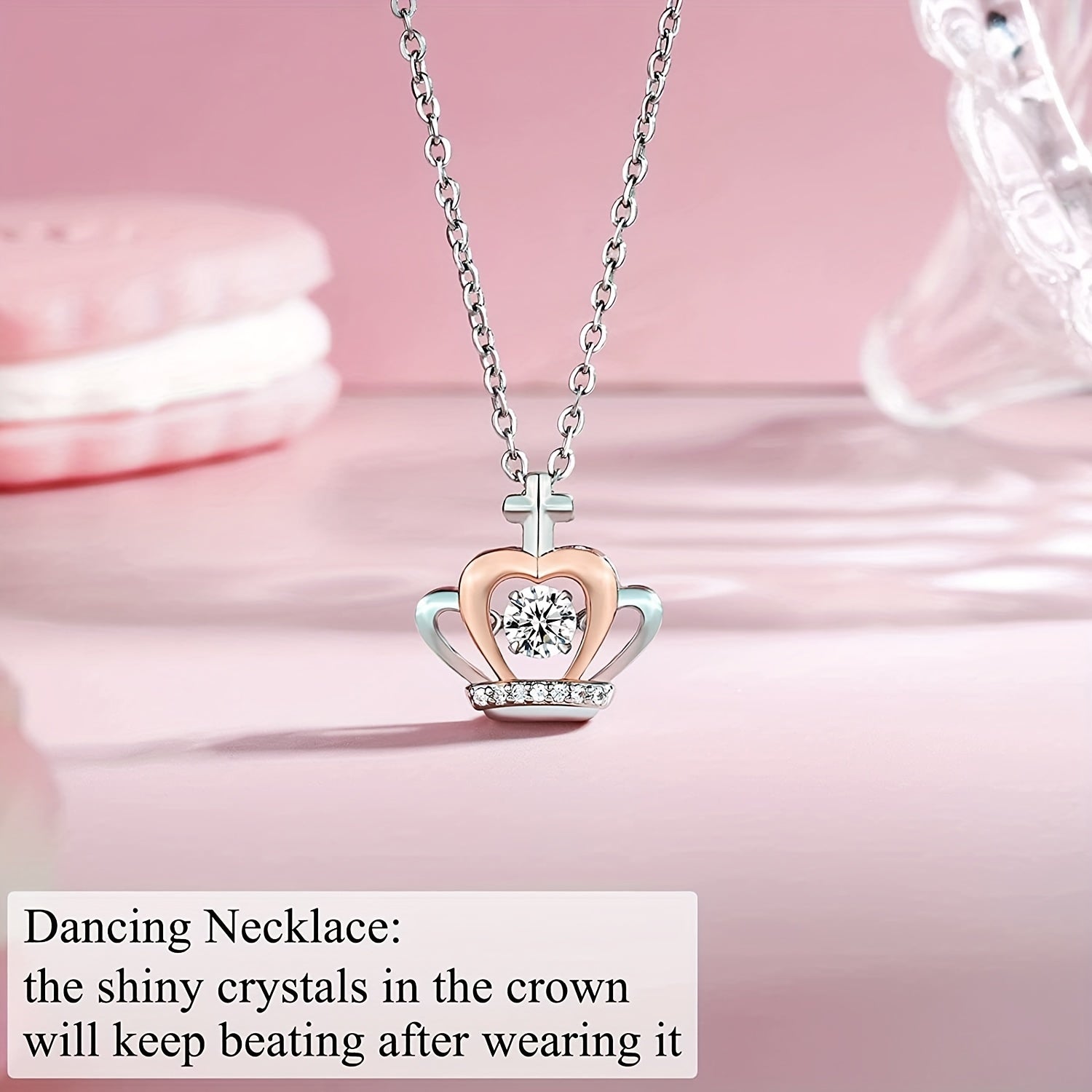 Princess CZ Necklace Birthday Gift