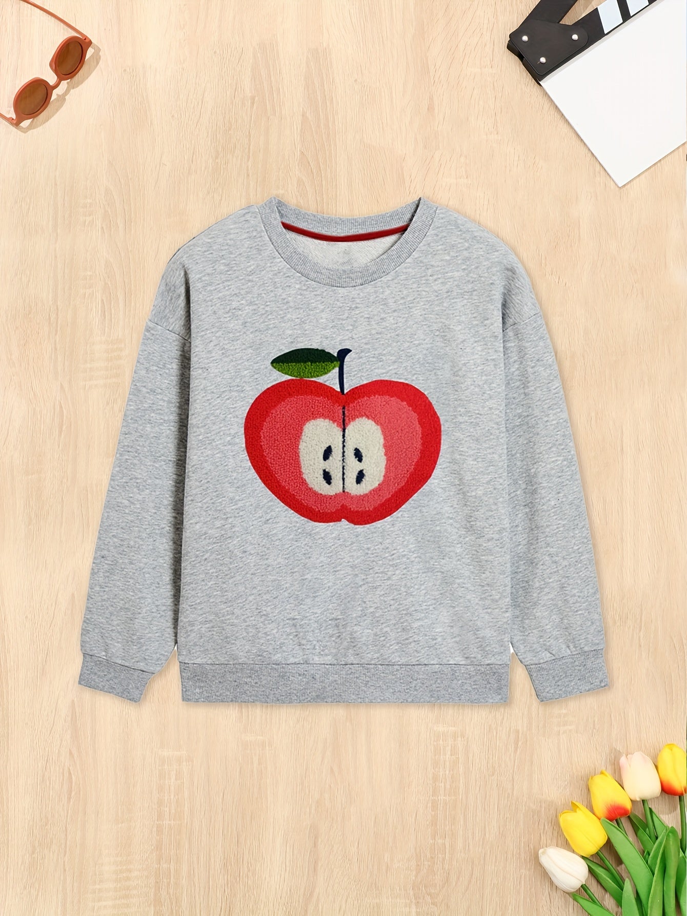 Girl's Pattern Sweatshirt Casual Breathable Sweatshirt