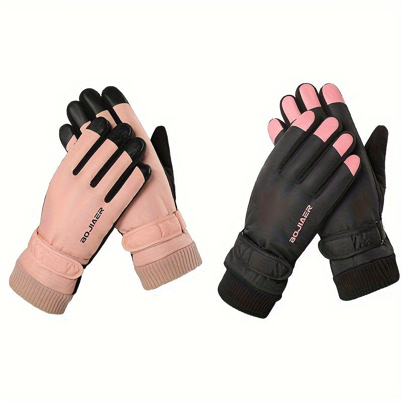 Waterproof Skiing Gloves Touch Screen Thickened Sports Gloves