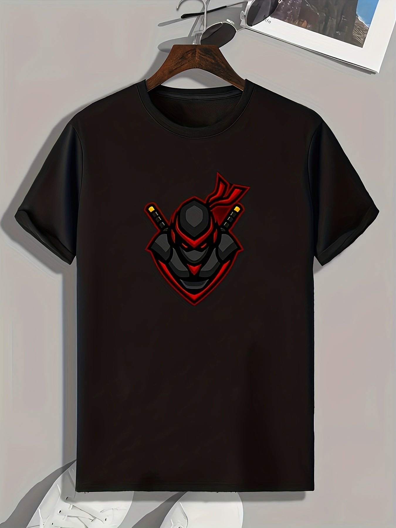 Soldier Print Men's Graphic T shirt Casual Comfy Tees