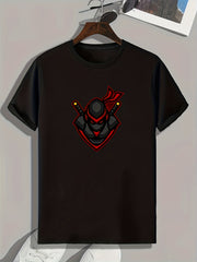 Soldier Print Men's Graphic T shirt Casual Comfy Tees