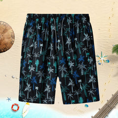 Men's Quick Dry Hawaiian Board Shorts With Pockets