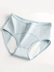 3pcs Solid Menstrual Period Panties Anti Leak