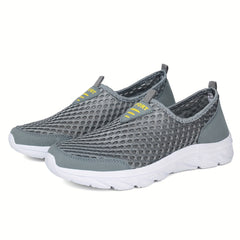 Men's Breathable Mesh Walking Shoes Slip On Sneakers