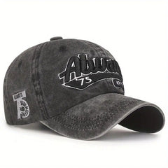 Summer Personality Washed Baseball Cap English Letter