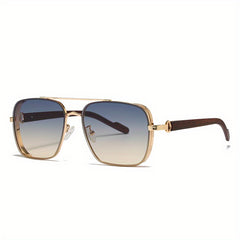 Men's Vintage Square Polarized Sunglasses UV400