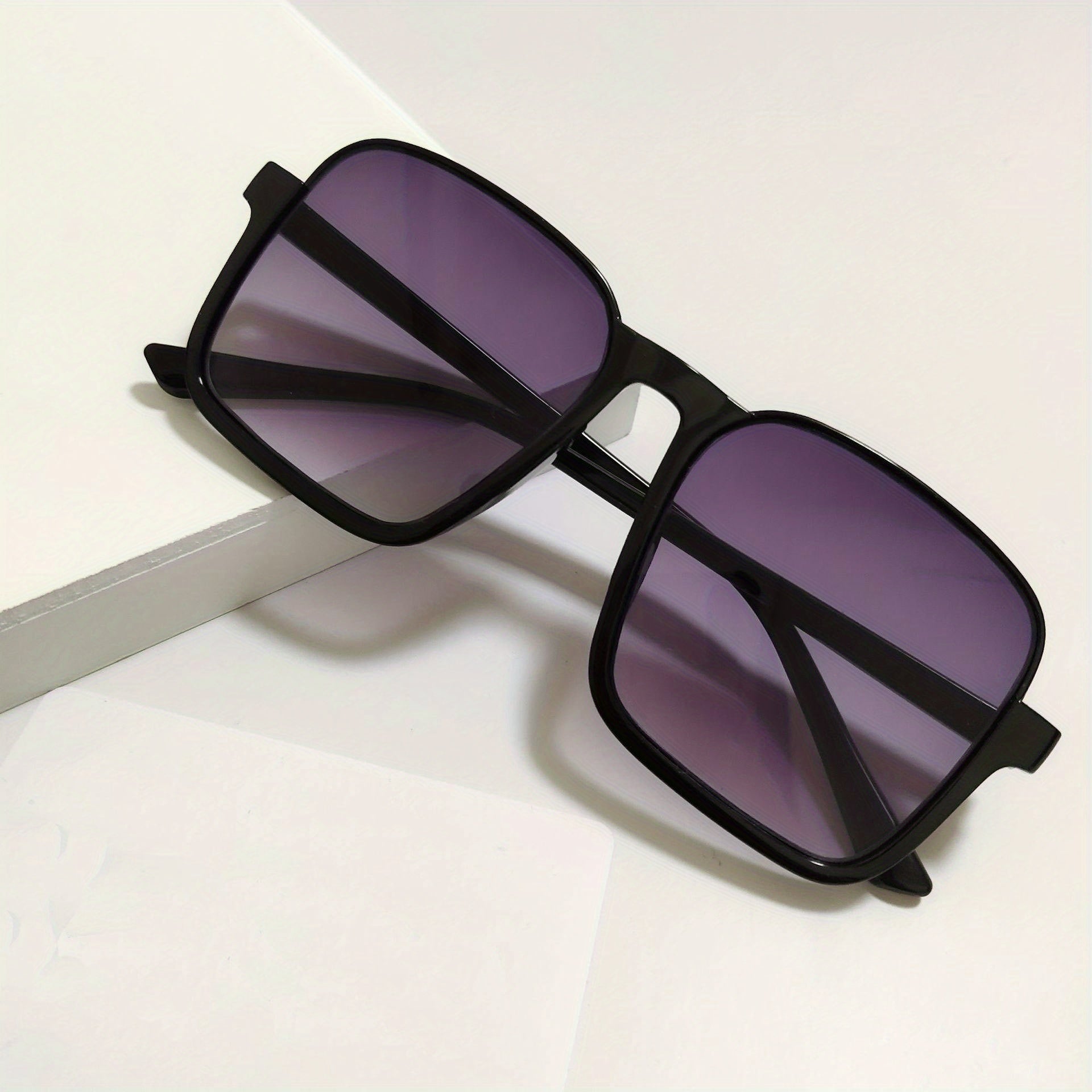 Large Square Sunglasses UV400 Anti Glare Sun Shades for Driving
