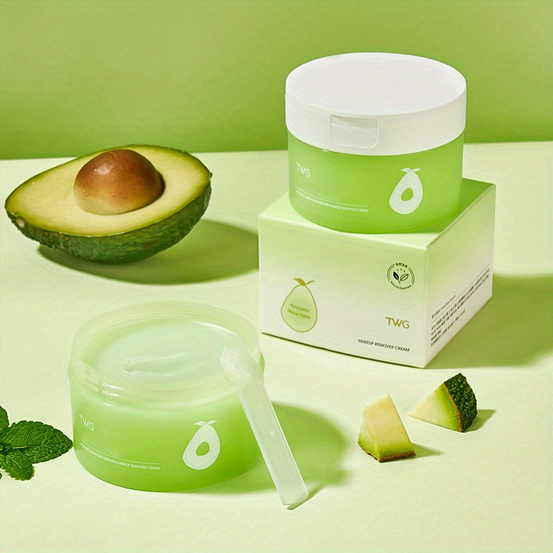 Fruity Makeup Remover Cream Avocado Peach Grapefruit Face Cleaning Cream