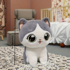 Creative Cat Plush Doll Kitten Stuffed Toy Birthday Gift for Girls