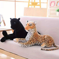 Realistic Money Leopard and Leopard Plush Dolls for Bedroom Ornaments