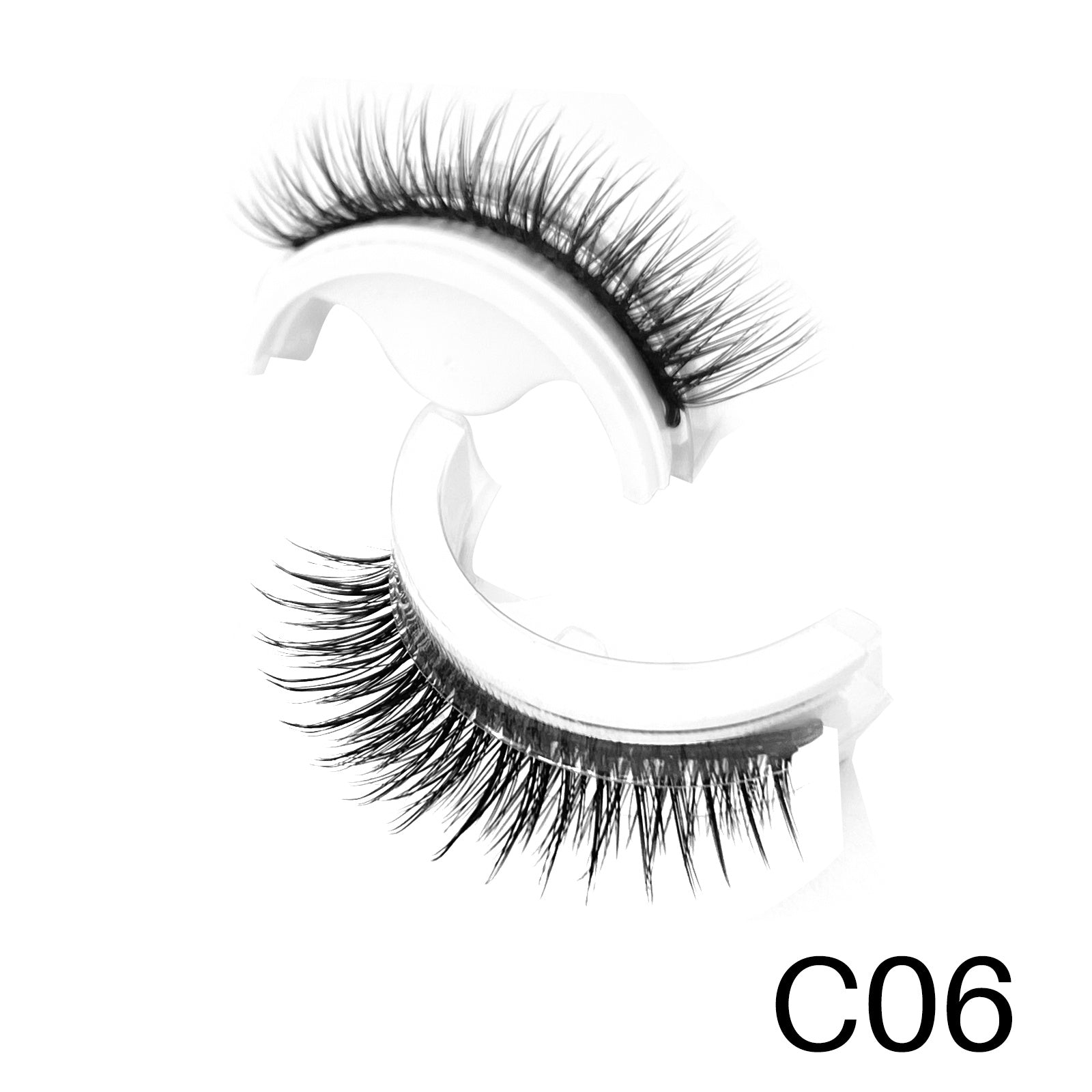 Self Adhesive Reusable Full Strip Eyelashes Thick Natural Makeup False Lashes