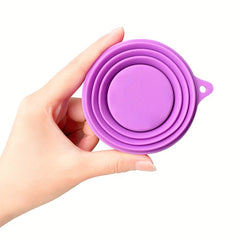 5 Pack Portable Silicone Folding Cups for Outdoor Travel