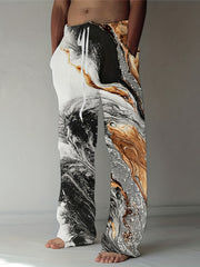 Men's Stylish Wide Leg Pants for Spring Fall Outdoor Activities