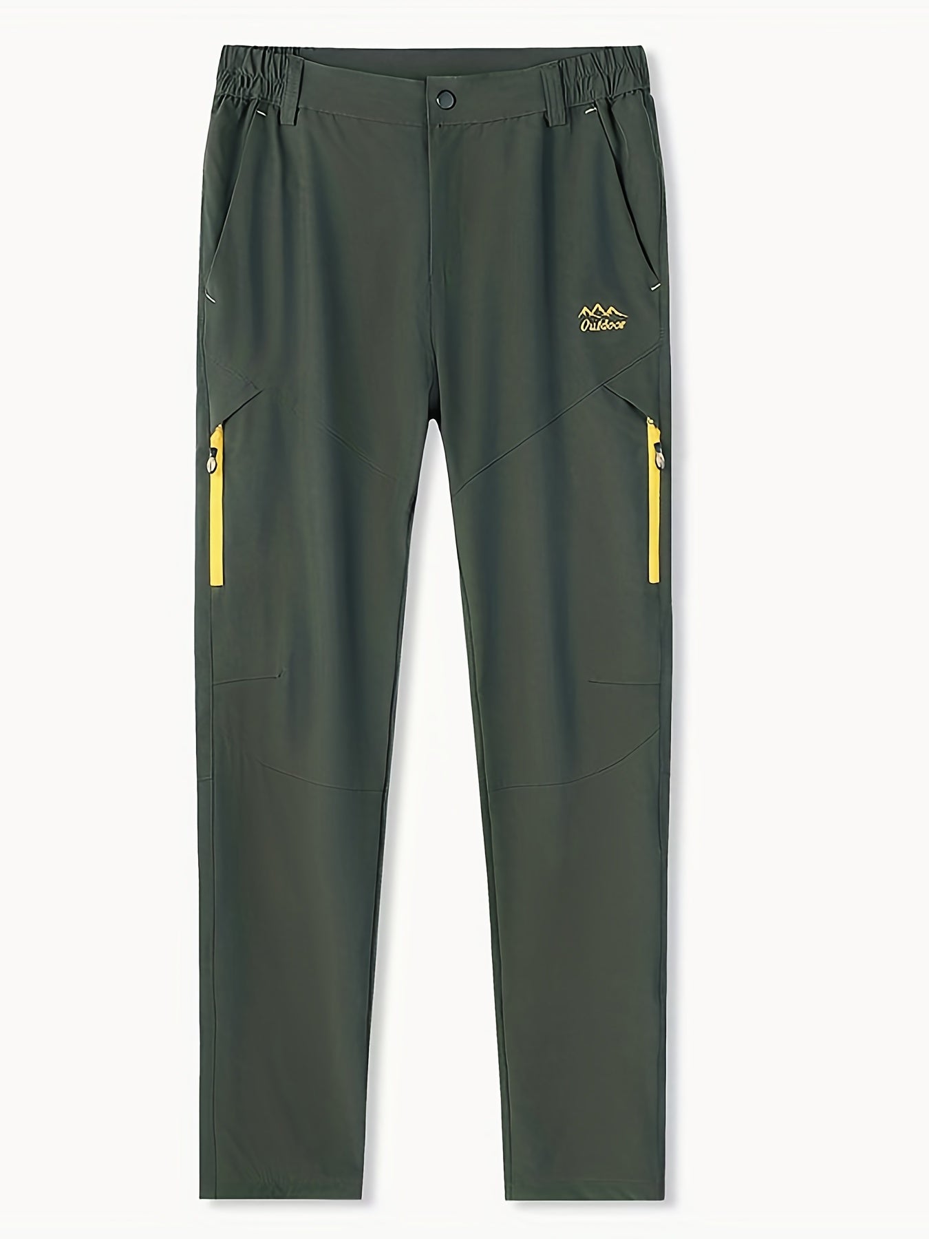 Men's Quick Dry Trousers Elastic Waist Active Pants