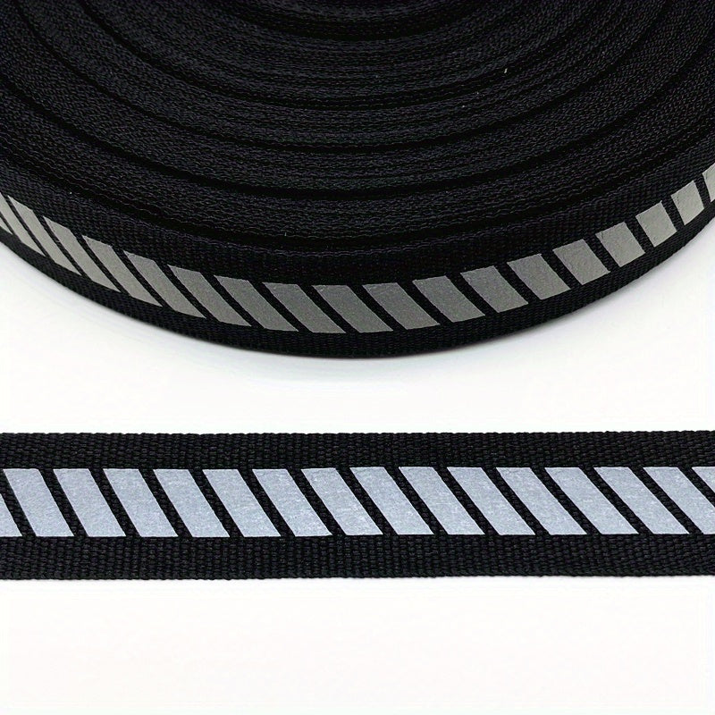 Grosgrain Reflective Ribbon 2 Yards Roll For DIY Crafts Sewing