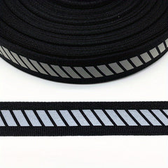 Grosgrain Reflective Ribbon 2 Yards Roll For DIY Crafts Sewing