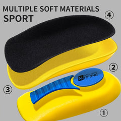 Half Insoles for Heel Spurs Pain Relief Foot Massager Gel Pads