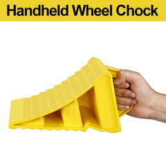 Heavy Duty Non Slip RV Wheel Chocks With Handles Easy To Carry